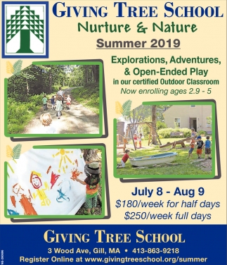gray belief Wedge Nurture & Nature, Giving Tree School