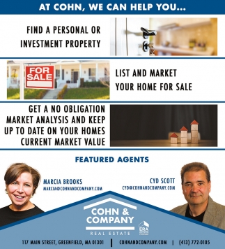 Find A Personal Or Investment Property, Cohn & Company Real Estate