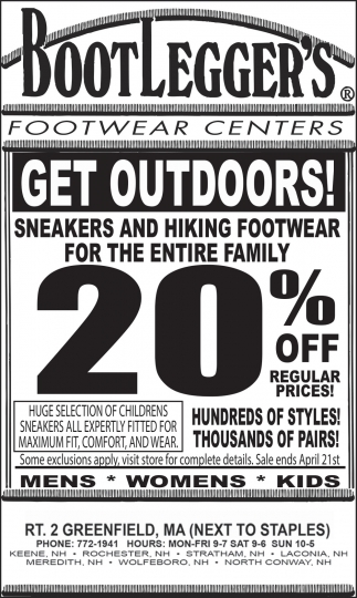 Footwear Centers, BootLegger's , Rochester, NH
